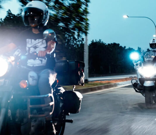 Singapore Traffic Police on the road, as average-speed cameras are trialled on the BKE