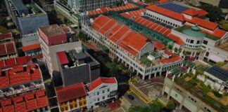 Bugis Junction in Singapore, where a site-specific Sherlock Holmes experience opens across nearby malls