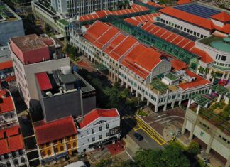 Bugis Junction in Singapore, where a site-specific Sherlock Holmes experience opens across nearby malls