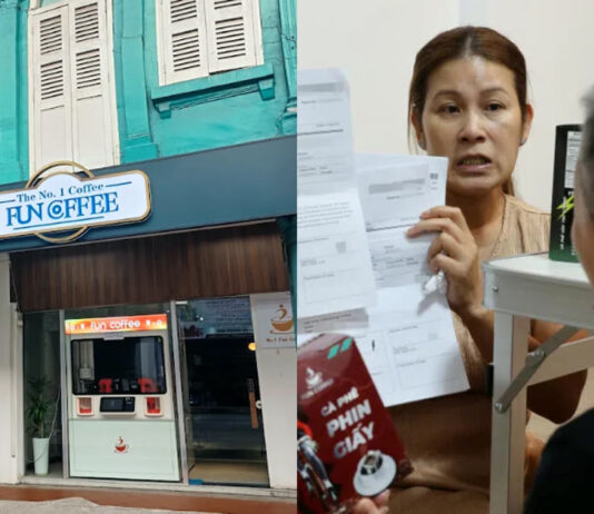 The shophouse stretch at 202 Jalan Besar, where Fun Coffee ran a cafe with a coffee-making robot
