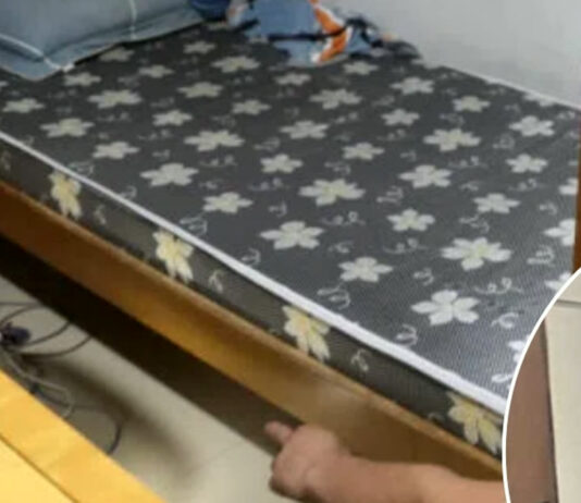 Lorong 16 Geylang, where a man hid under a tenant's bed before threatening him with a knife and scissors