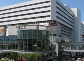 HarbourFront Centre exterior, where the helper was arrested on her way to a Batam ferry