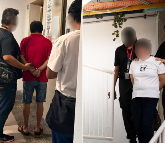 ICA officers arresting suspects during marriage of convenience dawn raids