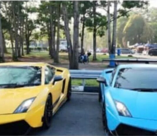 Lamborghini and luxury lifestyle imagery linked to Singapore wealth gurus case