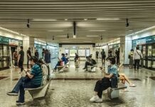 Downtown Line platform at Little India MRT station, where LTA will trial a humanoid robot