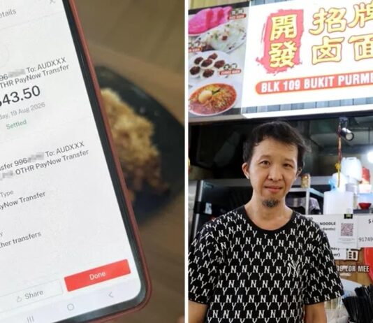 Vincent See at Kai Fa Signature Lor Mee stall in Bukit Purmei