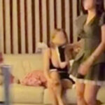 Women outside massage parlours near Kampong Glam on North Bridge Road
