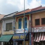Shophouses along Serangoon Road in Little India, Singapore