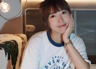 Taiwanese actress Tsai Yi-chen, also known as Wu-hsiung