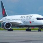 Air Canada aircraft on the tarmac as Singapore-Vancouver non-stop service faces cancellation from January 2027