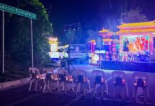 Woodlands Lian Tian Gong Holds Cemetery Getai for 21st Year, Adds Small Stage for Singers Lian Tian Gong cemetery getai at Choa Chu Kang Cemetery Central St 32