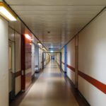 Hospital corridor illustration for Hebei labour dispute brain haemorrhage vegetative case