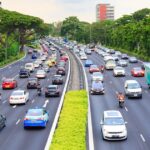 Non-literal Singapore expressway traffic for COE premiums falling across all categories