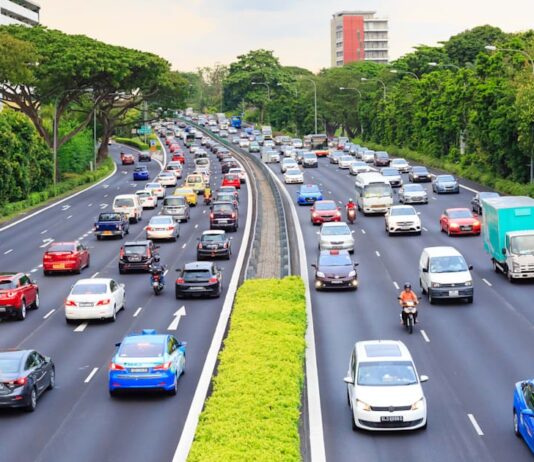 COE Prices Fall Across All Categories; Cat A Drops From Record High to S$131,890 Non-literal Singapore expressway traffic for COE premiums falling across all categories