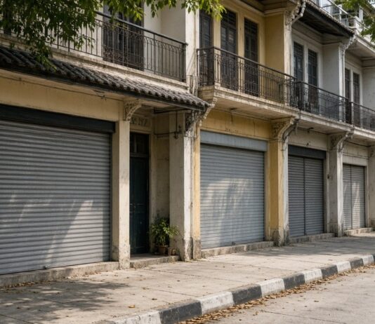 Man, 53, Arrested Within 4 Hours After Alleged East Coast Road Shop Break-In; About S$100 Stolen Non-literal Singapore East Coast Road shophouse shopfront for a reported shop break-in arrest