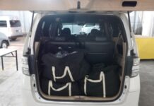 Bags of seized etomidate vape pods from Woodlands Checkpoint haul, HSA photo