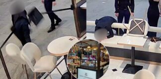 Henri Charpentier Orchard Central pastry shop related to alleged early-morning furniture damage incident