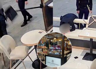 Henri Charpentier Orchard Central pastry shop related to alleged early-morning furniture damage incident