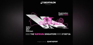 Kiprun Singapore race event graphic Decathlon MetaSport 27 Sep 2026