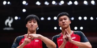 Loh Kean Yew in badminton action (correct athlete; not Lakshya Sen as hero)