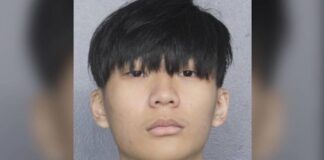 Broward Sheriff mugshot of Singaporean Malone Lam