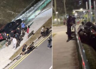 Police Looking for Driver Who Allegedly Left Scene After Car Ended Up in Marsiling Drain Car wedged in Marsiling roadside drain after alleged self-skid; driver left scene