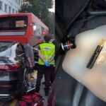 Man, 31, Arrested for Suspected Drug-Impaired Driving After Car Rear-Ends SBS Transit Bus in Middle Road; 8 Hurt Mercedes rear-ends SBS Transit bus at Middle Road after suspected drug-impaired driving