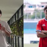 Cardiff City defender Perry Ng with Singapore passport and FAS jersey