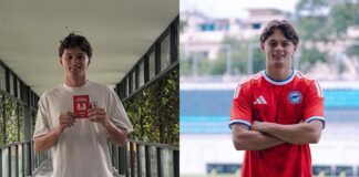 Cardiff City defender Perry Ng with Singapore passport and FAS jersey