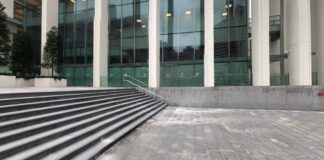 State Courts Singapore exterior for preschool negligence lawsuit trial