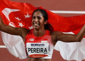 Shanti Pereira Wins 100m Silver at Asian Games 2026, Matches Previous Medal Haul Singapore sprinter Shanti Pereira after winning Asian Games 100m silver in Aichi-Nagoya