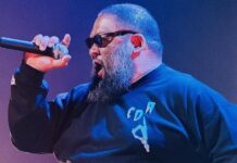 Singapore rapper Sheikh Haikel performing on stage