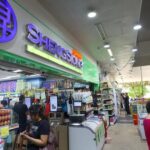 Sheng Siong supermarket storefront in Singapore