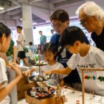 Makers market and community activities at National Stadium Experience