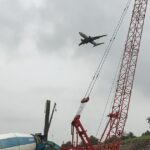 Construction site with cranes in Singapore, illustrative of worksite safety