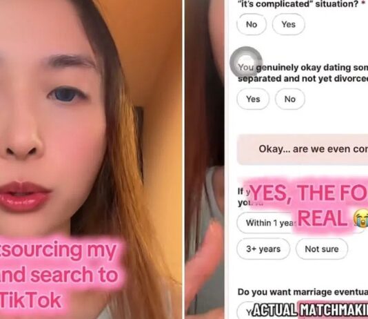 Singapore woman Dionis Liaw who turned to TikTok matchmaking after spending over S$1000 on dating apps