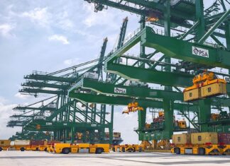 PSA Tuas Port quay cranes and AGVs related to workplace deaths after workers fell into the sea