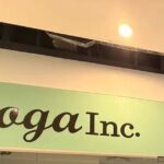 Emptied Yoga Inc outlet storefront sign at Our Tampines Hub