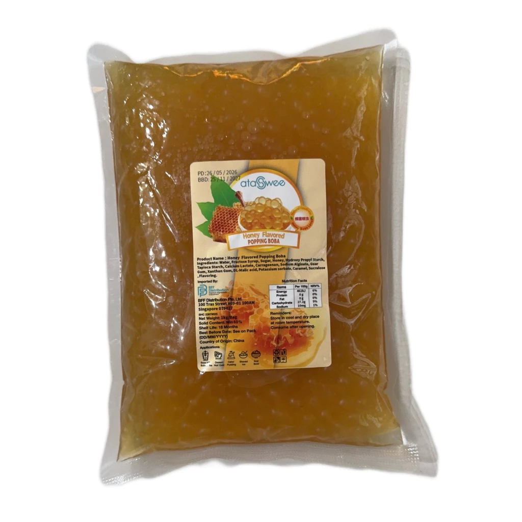 Halal Honey Flavoured Popping Boba (1kg)