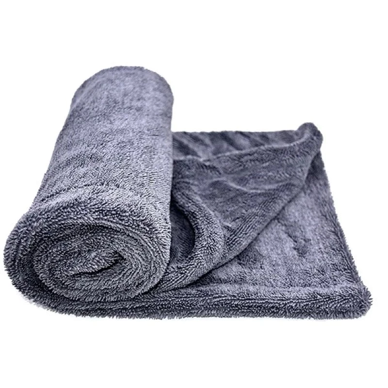 Grey Twisted-Loop Drying Towel (50 x 80 cm)