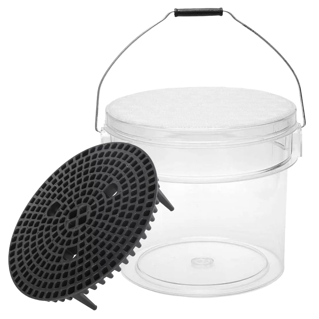 15L Wash Bucket with Grit Guard and Lid
