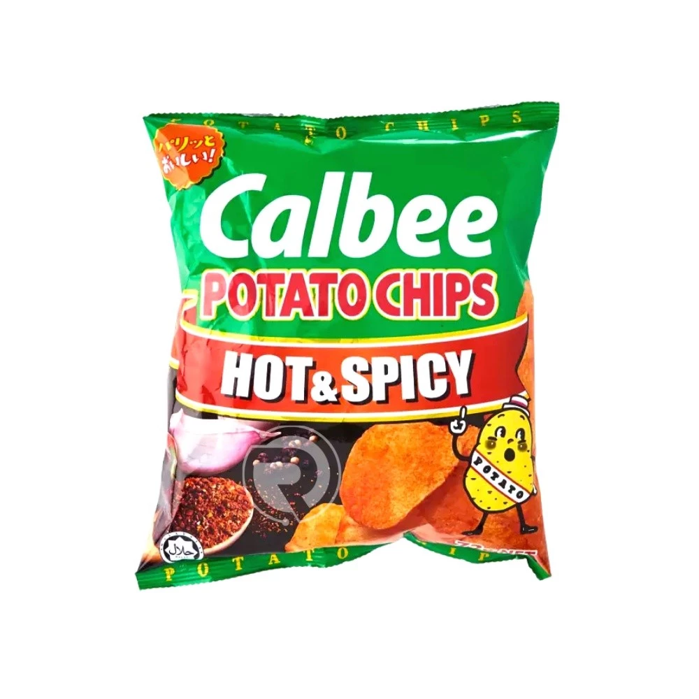 Calbee Hot & Spicy Potato Chips 72g
