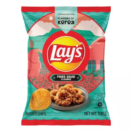 Lay's Flavors of Korea Fried Squid Potato Chips 100g