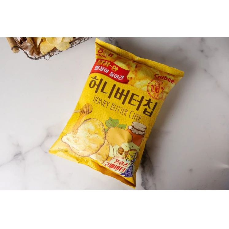 Haitai Honey Butter Potato Chips 60g