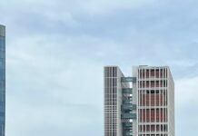 Exterior of State Courts Towers, Singapore