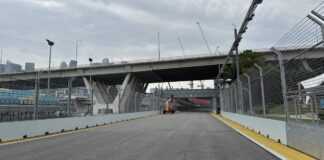Marina Bay Street Circuit track near the Singapore Flyer (Photo: RFNirmala / Wikimedia Commons, CC BY 4.0)