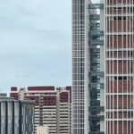 Exterior of State Courts Towers in Singapore
