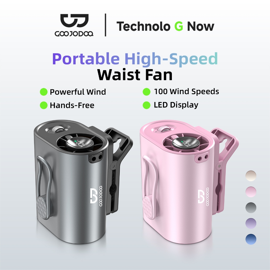 GOOJODOQ Portable Waist Fan