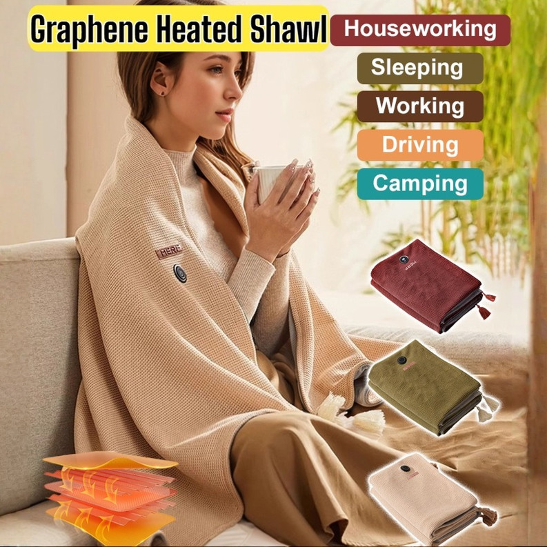 USB Heated Graphene Shawl