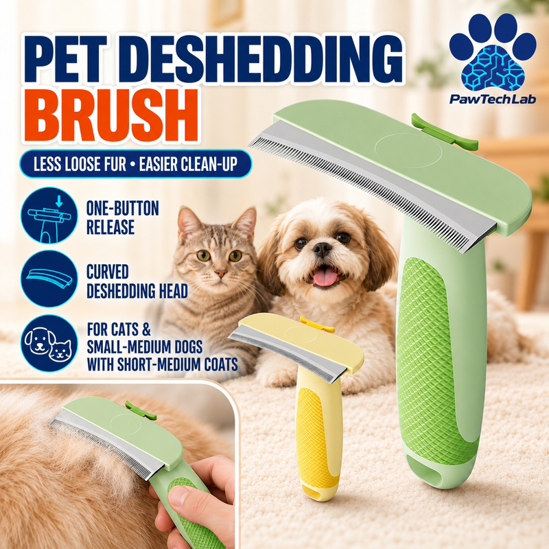 PawTech Lab Deshedding Brush